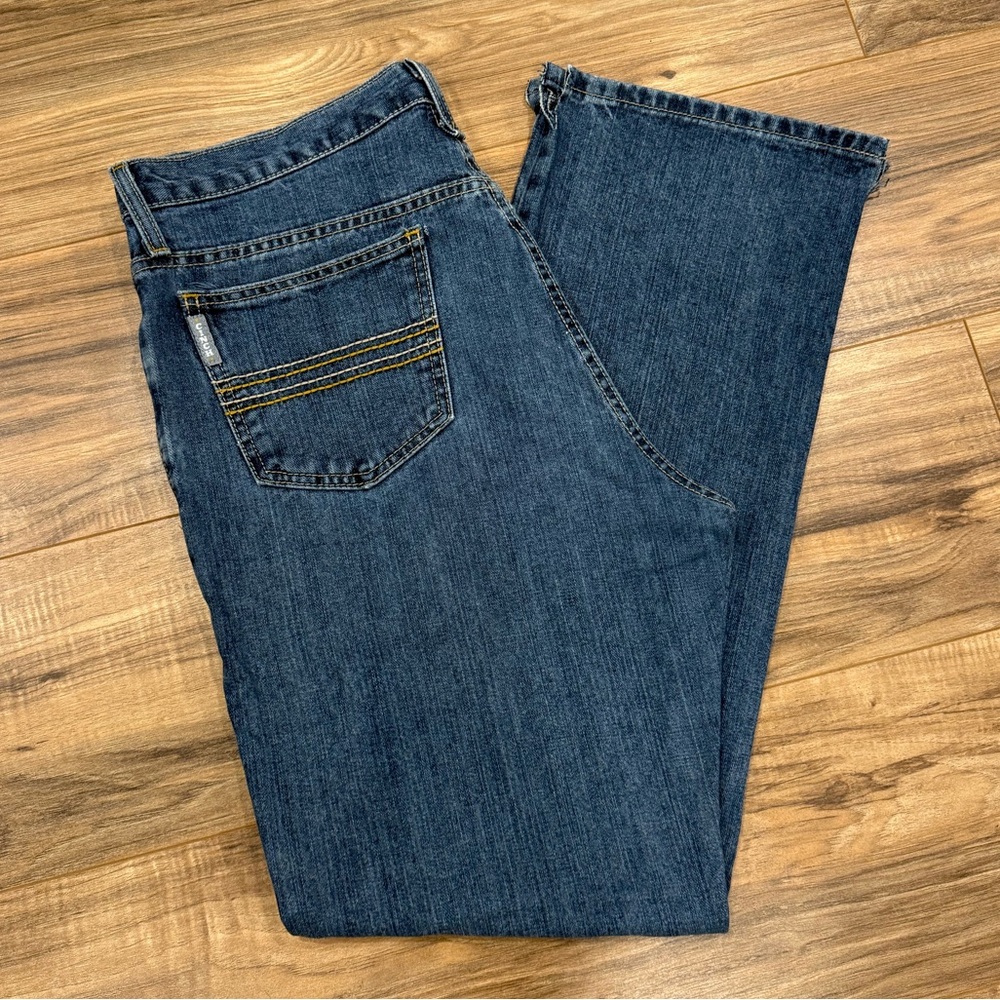 Cinch Men's Slim Fit Silver Label Medium Stonewash Bootcut Jeans Size 33/30